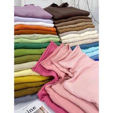 復古軟糯米卷邊堆堆領長袖針織衫女秋冬溫柔疊穿內百搭打底衫上衣