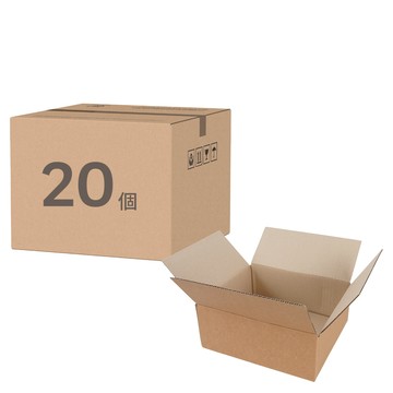 comet 郵局規格寄件紙箱  咖啡色  20個  1號(22 x 19 x 9cm)