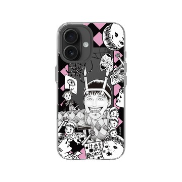 iPhone 16 Clear Case（相機按鈕） 透明 - 伊藤潤二驚選集 Junji Ito - 雙一的快樂