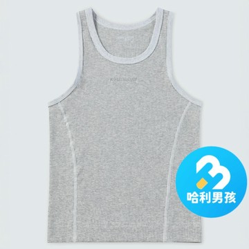 Kowloon City Boy BALLGAME 系列【Cropped 短版背心】-灰色