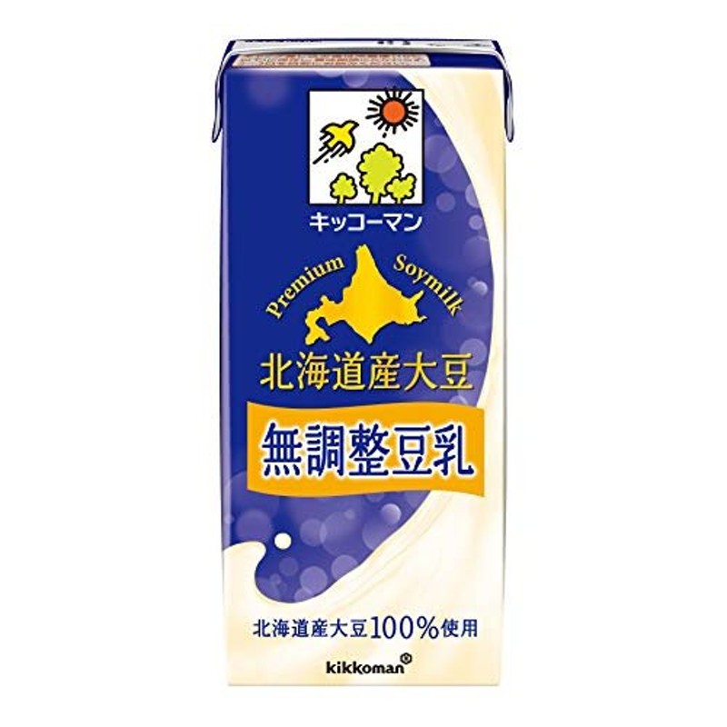 キッコーマン 北海道産大豆 無調整豆乳 1000ml×6本 通販 LINEポイント最大0.5%GET | LINEショッピング