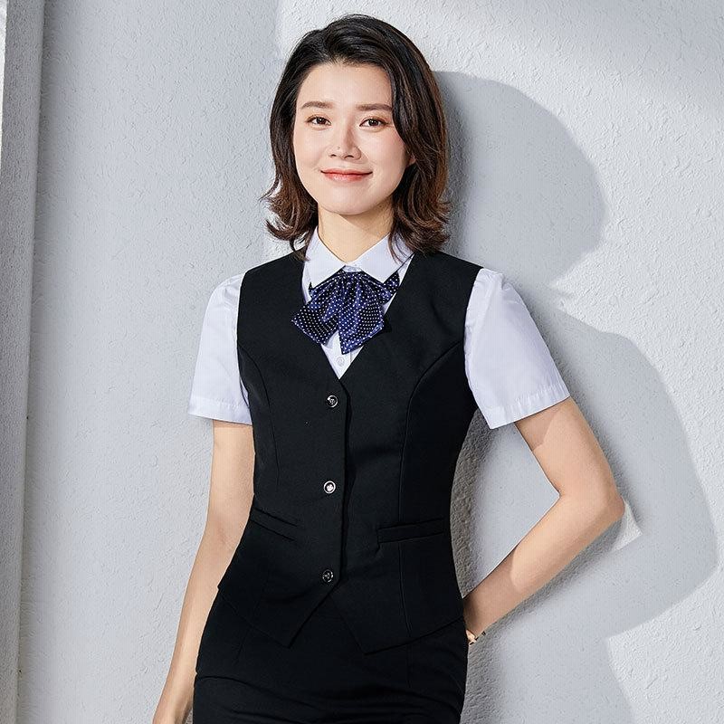 事務服 ベストスーツ 上下セット ベスト スカートスーツ 秋 春