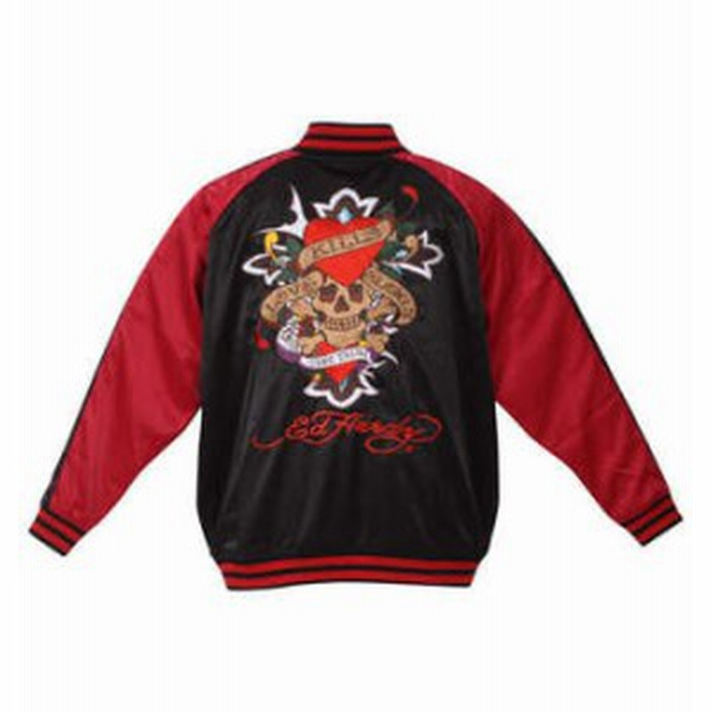 大きいサイズ Ed Hardy 刺繍スカジャン 3L 4L 5L 6L MC341203