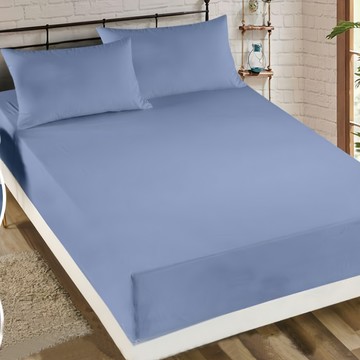 E-ROU 伊柔寢飾 德國魯道夫銀離子抗菌保潔墊 S07 單人  深藍色  單人