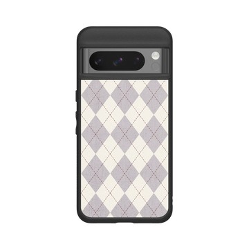 Pixel 8 Pro SolidSuit 黑 - Pattern Play - 學院菱格