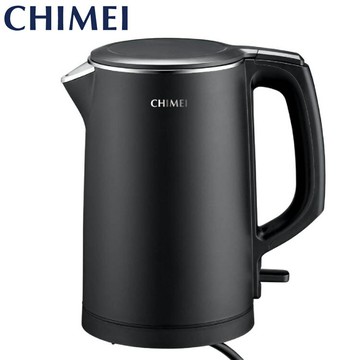 【CHIMEI 奇美】1.5L不鏽鋼三層防燙快煮壺-霧硯黑(KT-15GP00-B)