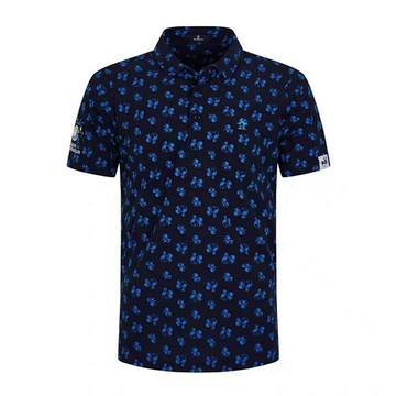 【熱銷】MUNSINGWEAR萬星威高爾夫男裝T恤夏季新插畫師系列短袖polo衫