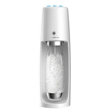 【廚房絕美設計｜打造生活儀式感】英國SodaStream Spirit One Touch 電動自動扣瓶氣泡水機-白 熱賣中!