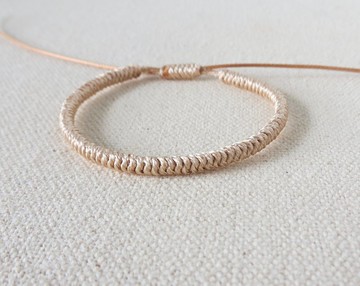 【金剛結】本命年【基本款】韓國蠟線手鍊【1】招財、開運、避邪