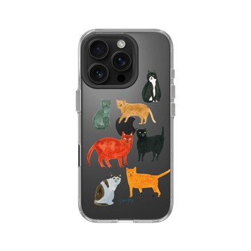 iPhone 16 Pro Clear Case（相機按鈕） 透明 - Soupy Tang 湯舒皮 - Cat Group