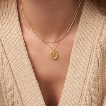 s925純銀飛鴿圓牌硬幣浮雕款項鏈 鎖骨鏈 設計感小眾飾物 女