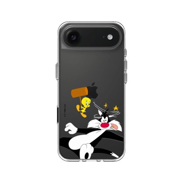 iPhone Air Clear Case（相機按鈕） 透明 - 樂一通 Looney Tunes - 崔弟的反擊