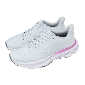 Mizuno 美津濃 慢跑鞋 Wave Skyrise 7 女鞋 白 粉 緩震 路跑 運動鞋 J1GD2609-24