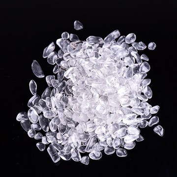 天然白水晶碎石消磁石手鏈凈化石魚缸碎石裝飾100克g白水晶防輻射