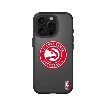 iPhone 16 Pro Clear (相機按鈕) 酷墨灰 - NBA - Logo-亞特蘭大老鷹 Atlanta Hawks