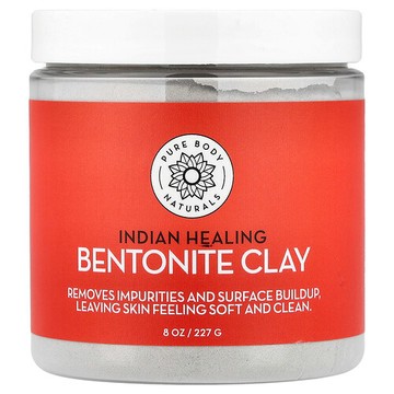 Pure Body Naturals, 印度修護膨潤土粉，8 盎司（227 克）