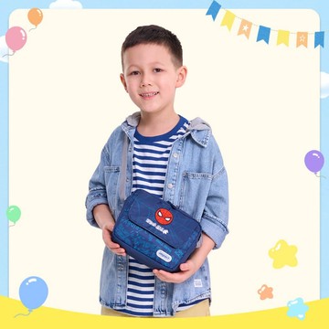 IMPACT 怡寶兒童包 | 蜘蛛人側背包(中)-深藍 IMQMVSD03NY