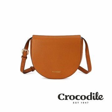 斜背包推薦半圓側背包 新款上市 義大利植鞣 Naturale 3.0系列 0104-10302-Crocodile 鱷魚皮件