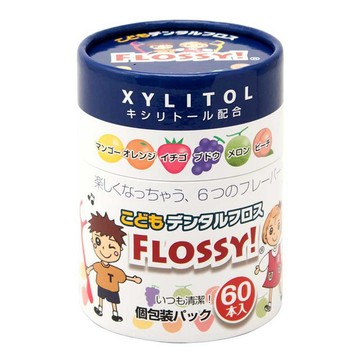akachan honpo - 兒童用牙線棒 Flossy60支