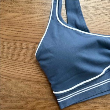 磨毛裸感中高強度瑜伽女士運動文胸瑜伽美背大碼瑜伽美背