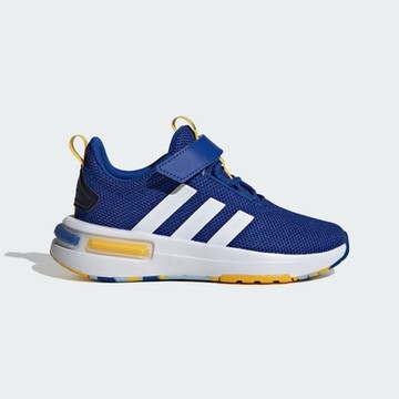 ADIDAS 愛迪達 阿迪達斯 中大童休閒鞋-藍黃白 RACER TR23 EL K-IE6423