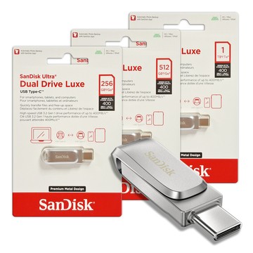 SanDisk Ultra Luxe256G 512G 1TB USB Type-COTG雙用隨身碟 金屬造型 廠商直送
