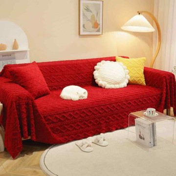 耐臟防滑加厚防貓抓通用型一片式沙發巾沙發墊