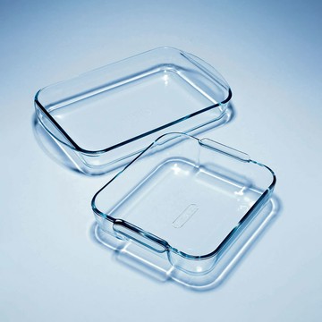 《PYREX》厚壁玻璃盤 Tray, Drying, PYREX