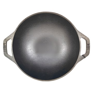 LODGE 雙手柄迷你鑄鐵鍋  23cm  黑色  1個