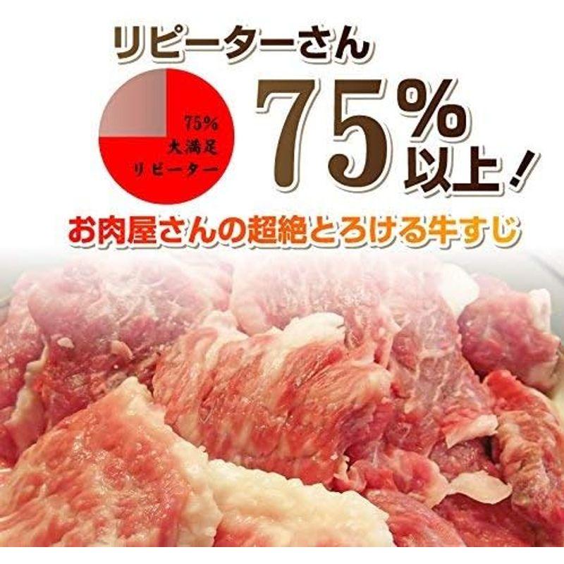 とろける国産 牛スジ すじ 牛すじ お徳用 6kg （300g×20個）