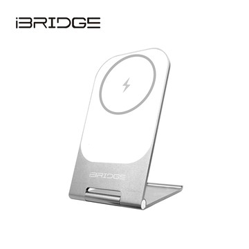 iBRIDGE 15W超輕薄金屬支架無線充電器