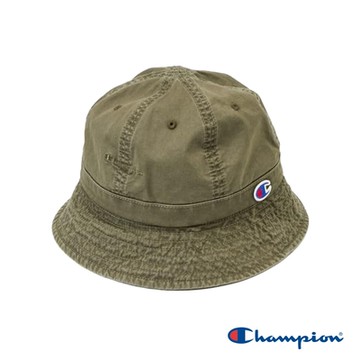 Champion 貼布繡LOGO水洗漁夫帽(橄欖綠色)