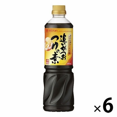 ミツカン【セール】ミツカン 追いがつおつゆの素 800ml 6本