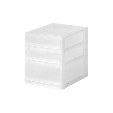 【日本天馬】A4桌上型抽屜收納盒(2低+1高抽)