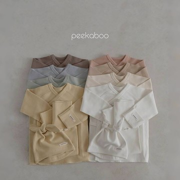 peekaboo Colin柔暖新生兒套裝｜寶寶套裝 寶寶衣服 嬰兒衣服 寶寶帽子 彌月禮物 韓國童裝