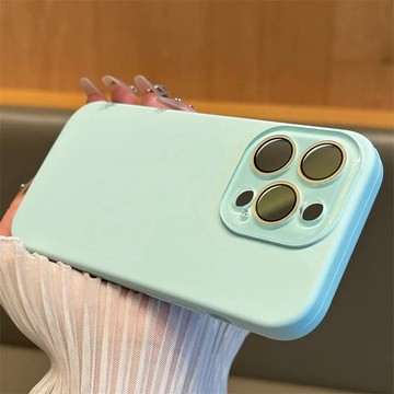 液態矽膠 自帶鏡頭貼 防摔手機殼 適用 蘋果 iPhone17 16 15 14 13 12 11ProMax全包保護殻