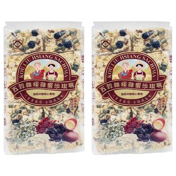 口留香 五穀雜糧沙琪瑪  230g  2個