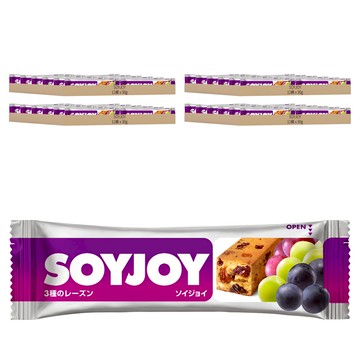 SOYJOY 大豆水果營養棒 葡萄口味 12條入 x 4盒 健康營養 方便攜帶  30g