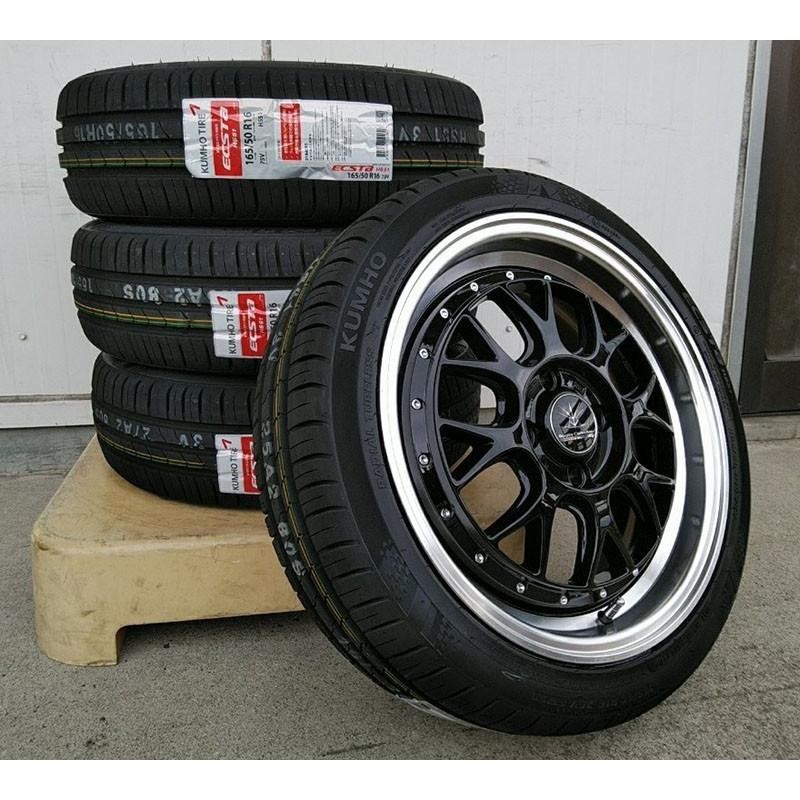 165/45R16 軽自動車用タイヤホイールセット 16インチ BD00 クムホ 新品 