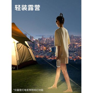 戶外電動充氣泵帳篷露營氣墊床充氣泵游泳圈自動打氣抽氣充電氣泵