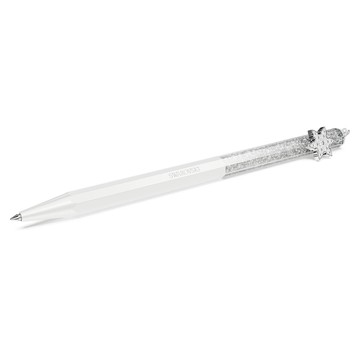 Crystalline 圓珠筆, 八邊形, 雪花, 白色, 白色漆面