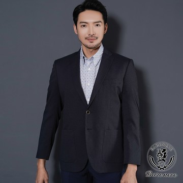 【BARONECE】雅致品味商務休閒西裝_藍黑(520306-10)