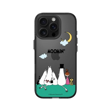 iPhone 16 Pro Clear (相機按鈕) 酷墨灰 - Moomin - Moomin-背影