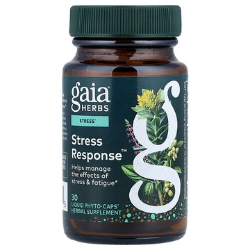 Gaia Herbs, 應激反應™，30 粒液體 Phyto-Caps 膠囊