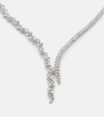 Yeprem 18kt white gold necklace with diamonds