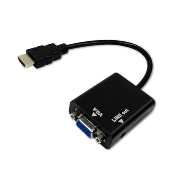 i-gota HVGA-015 HDMI轉VGA 影音轉接器-無電源口