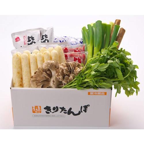 送料無料 山王食品 産直きりたんぽ鍋セット５人前