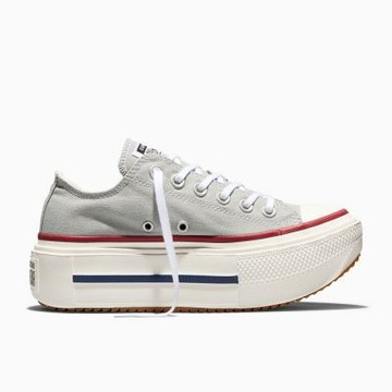 CONVERSE CTAS LIFT DOUBLE STACK OX GREY AREA 男女 休閒鞋 A16065C