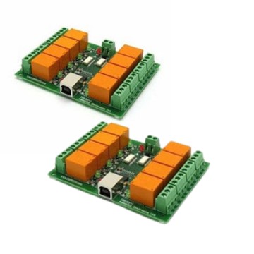 1組2入 Denkovi USB 8 Channel 自動化繼電器板 12VDC Relay Board for Automation B06WLL6VZN [4美國直購]