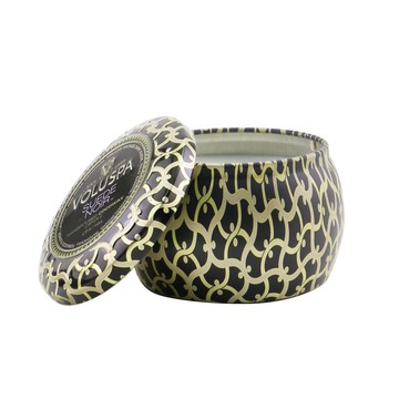 Voluspa - 迷你錫芳香蠟燭- Suede Noir